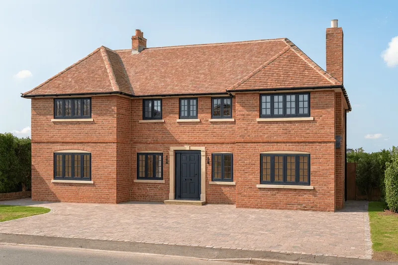 3D architectural visualisation of a proposed new build house