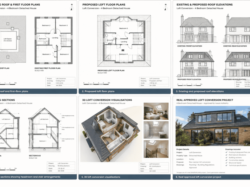 Proposed loft floor plans