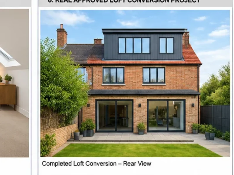 A real approved loft conversion project